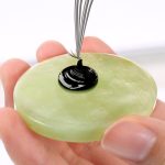 Glam Lashes Jade Stone Glue Holder – Nefrīta akmens paliknis skropstu līmei