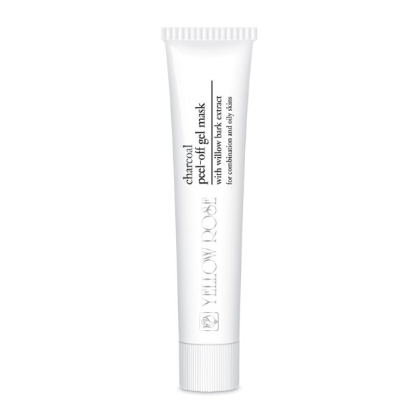 Yellow rose Charcoal Peel-Off Gel Mask – Bambusa kokogles gēlveida maska.