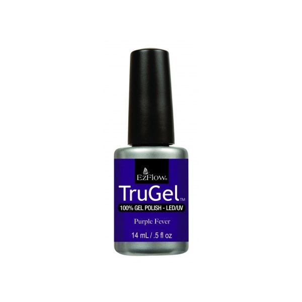 EzFlow TruGel Nail Polish - Gēla nagu laka Purple Fever