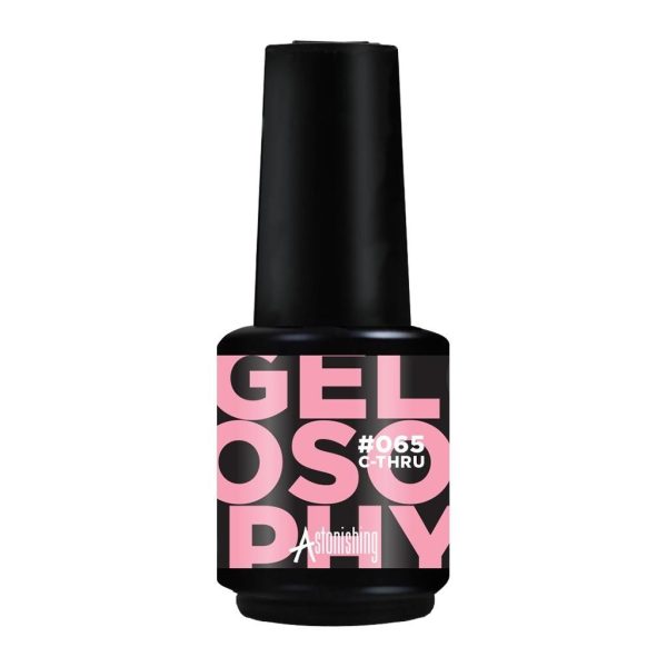 Gelosophy Gel Nail Polish - Gēla nagu laka #065 C-Thru